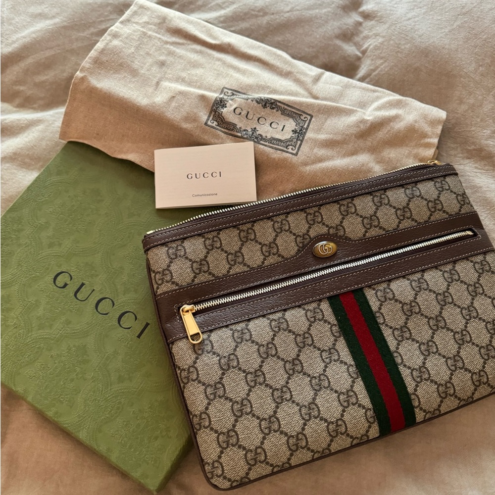 Gucci ophidia zip pouch